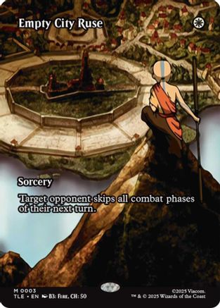 {@@ TLE R} Empty City Ruse (Borderless) [Avatar: The Last Airbender: Eternal-Legal] [TLE 003]
