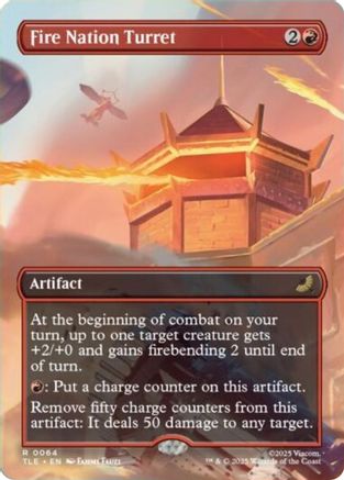 {@@ TLE R} Fire Nation Turret (Borderless) [Avatar: The Last Airbender: Eternal-Legal] [TLE 064]