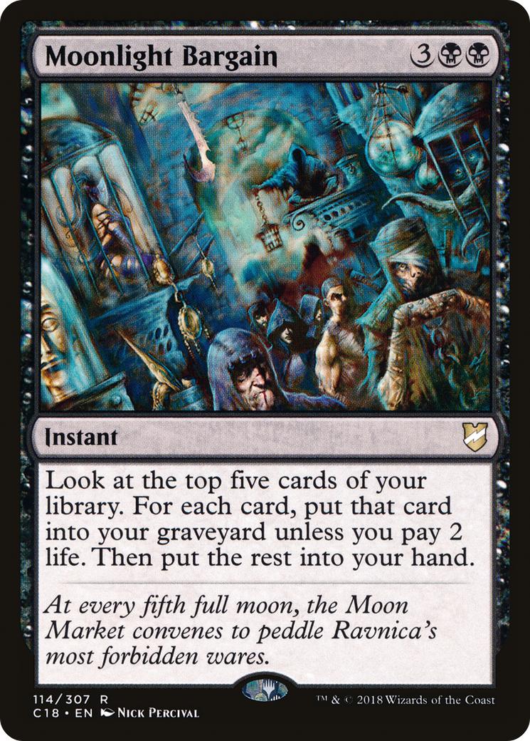 {R} Moonlight Bargain [Commander 2018][C18 114]