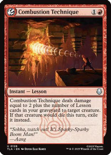 {@C} Combustion Technique [TLA 128]