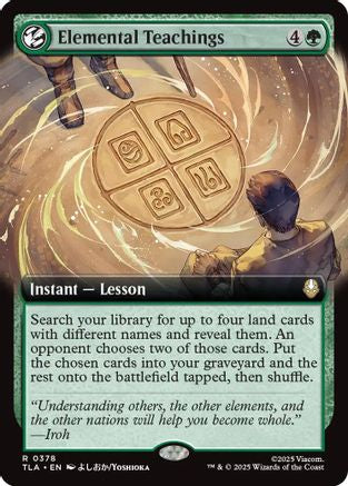 {@@ TLA R} Elemental Teachings (Extended Art) [Avatar: The Last Airbender] [TLA 378]