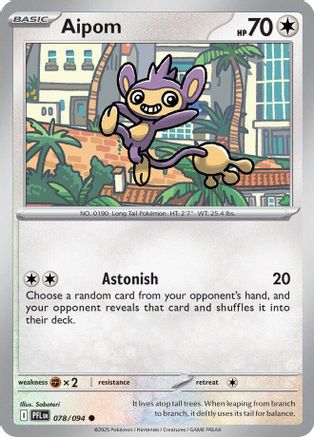 [PKM] Aipom (078/094) [Mega Evolution: Phantasmal Flames]