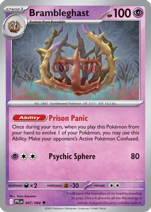 [PKM] Brambleghast (047/094) [Mega Evolution: Phantasmal Flames]