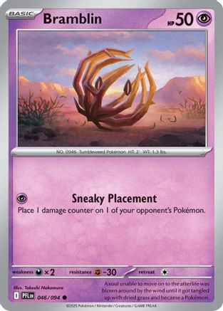 [PKM] Bramblin (046/094) [Mega Evolution: Phantasmal Flames]