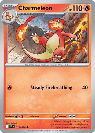 [PKM] Charmeleon (012/094) [Mega Evolution: Phantasmal Flames]