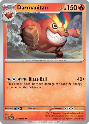 [PKM] Darmanitan (016/094) [Mega Evolution: Phantasmal Flames]