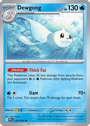 [PKM] Dewgong (022/094) [Mega Evolution: Phantasmal Flames]
