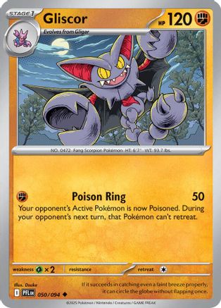 [PKM] Gliscor (050/094) [Mega Evolution: Phantasmal Flames]
