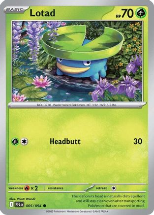 [PKM] Lotad (005/094) [Mega Evolution: Phantasmal Flames]