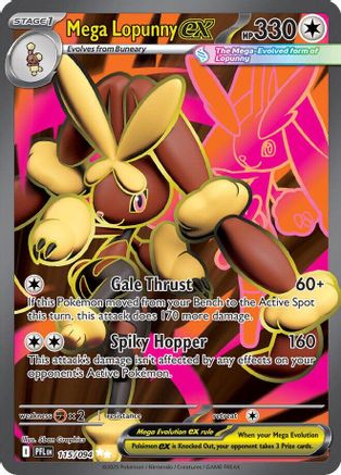 [PKM] Mega Lopunny ex (115/094) [Mega Evolution: Phantasmal Flames]