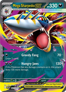 Mega Sharpedo ex (061/094) [Mega Evolution: Phantasmal Flames]