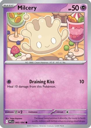 [PKM] Milcery (043/094) [Mega Evolution: Phantasmal Flames]