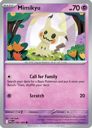 [PKM] Mimikyu (042/094) [Mega Evolution: Phantasmal Flames]