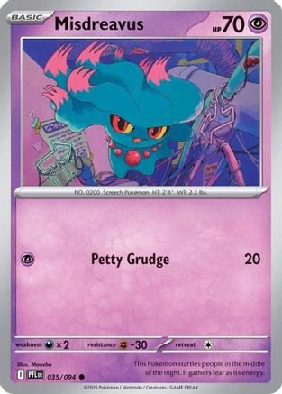 [PKM] Misdreavus (035/094) [Mega Evolution: Phantasmal Flames]