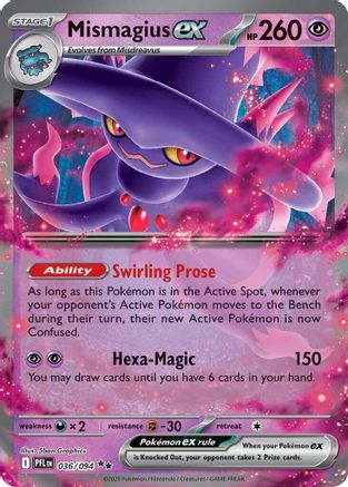 [PKM] Mismagius ex (036/094) [Mega Evolution: Phantasmal Flames]
