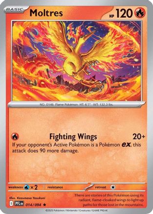 [PKM] Moltres (014/094) [Mega Evolution: Phantasmal Flames]