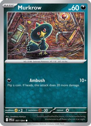 [PKM] Murkrow (057/094) [Mega Evolution: Phantasmal Flames]