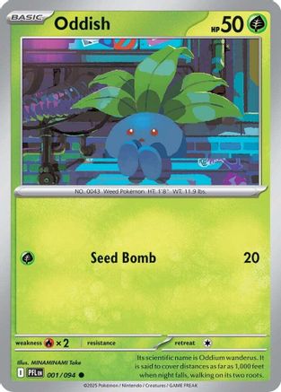 [PKM] Oddish (001/094) [Mega Evolution: Phantasmal Flames]