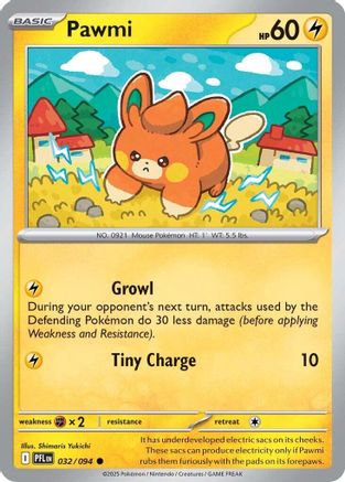 [PKM] Pawmi (032/094) [Mega Evolution: Phantasmal Flames]