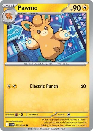 [PKM] Pawmo (033/094) [Mega Evolution: Phantasmal Flames]