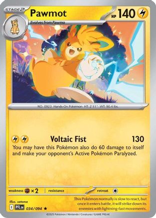 [PKM] Pawmot (034/094) [Mega Evolution: Phantasmal Flames]