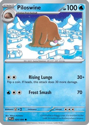 [PKM] Piloswine (024/094) [Mega Evolution: Phantasmal Flames]