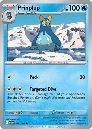 [PKM] Prinplup (028/094) [Mega Evolution: Phantasmal Flames]
