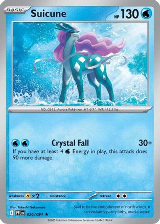[PKM] Suicune (026/094) [Mega Evolution: Phantasmal Flames]