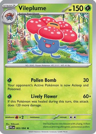 [PKM] Vileplume (003/094) [Mega Evolution: Phantasmal Flames]