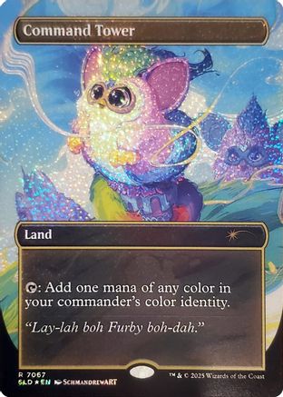 {R} Command Tower (7067) (Confetti Foil) (Foil) [SLD 7067]