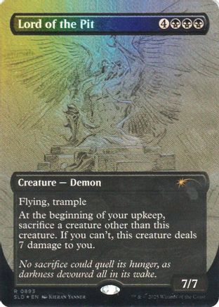 Lord of the Pit (Sketch Showcase) (Rainbow Foil) [SLD-893]  Foil