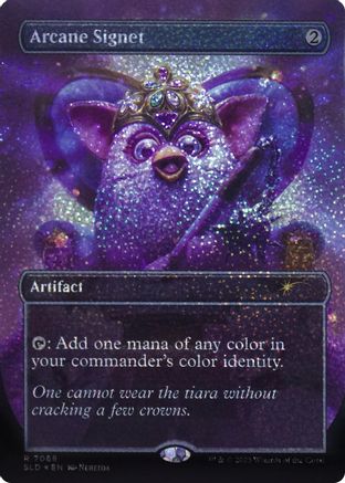 Arcane Signet (7068) (Confetti Foil) [SLD-7068]  Foil