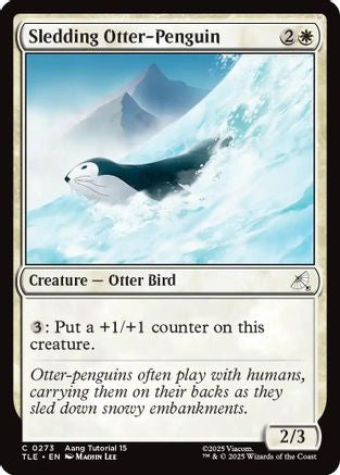 {@@ TLE C} Sledding Otter-Penguin (0273) [Avatar: The Last Airbender: Eternal-Legal] [TLE 273]