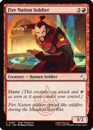 {@@ TLE C} Fire Nation Soldier (0280) [Avatar: The Last Airbender: Eternal-Legal] [TLE 280]