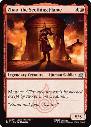 {@@ TLA C} Zhao, the Seething Flame (0286) [Avatar: The Last Airbender: Eternal-Legal] [TLE 286]