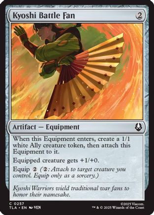 {@@ TLA C} Kyoshi Battle Fan [Avatar: The Last Airbender] [TLA 257]