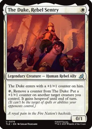 {@@ TLE C} The Duke, Rebel Sentry [Avatar: The Last Airbender: Eternal-Legal] [TLE 076]