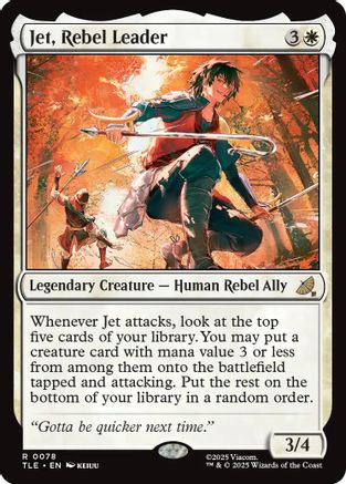 {@@ TLE R} Jet, Rebel Leader [Avatar: The Last Airbender: Eternal-Legal] [TLE 078]