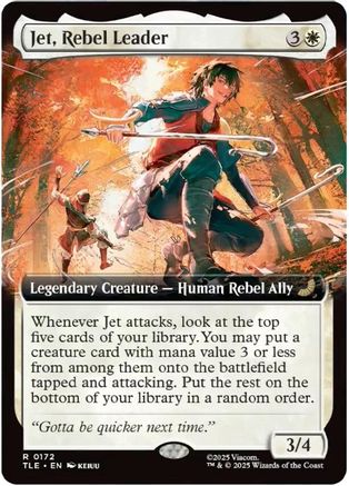 {@@ TLE R} Jet, Rebel Leader (Extended Art) [Avatar: The Last Airbender: Eternal-Legal] [TLE 172]