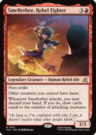 {@@ TLE R} Smellerbee, Rebel Fighter [Avatar: The Last Airbender: Eternal-Legal] [TLE 125]