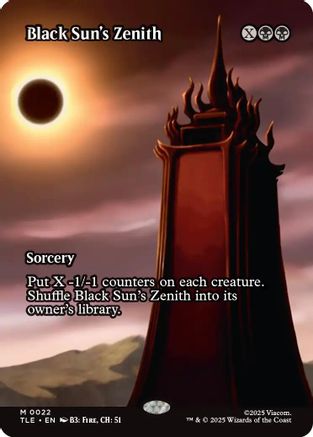 {@@ TLE R} Black Sun's Zenith (Borderless) [Avatar: The Last Airbender: Eternal-Legal] [TLE 022]