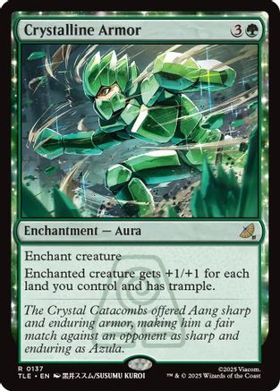 {@@ TLE R} Crystalline Armor [Avatar: The Last Airbender: Eternal-Legal] [TLE 137]