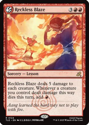 {@@ TLE R} Reckless Blaze [Avatar: The Last Airbender: Eternal-Legal] [TLE 124]