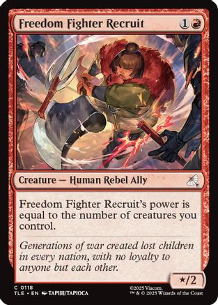 {@@ TLE C} Freedom Fighter Recruit [Avatar: The Last Airbender: Eternal-Legal] [TLE 118]
