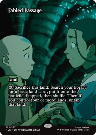 {@@ TLE R} Fabled Passage (Borderless) [Avatar: The Last Airbender: Eternal-Legal] [TLE 057]