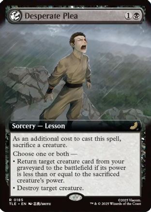 {@@ TLE R} Desperate Plea (Extended Art) [Avatar: The Last Airbender: Eternal-Legal] [TLE 185]