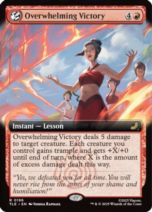 {@@ TLE R} Overwhelming Victory (Extended Art) [Avatar: The Last Airbender: Eternal-Legal] [TLE 196]