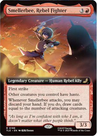 {@@ TLE R} Smellerbee, Rebel Fighter (Extended Art) [Avatar: The Last Airbender: Eternal-Legal] [TLE 198]