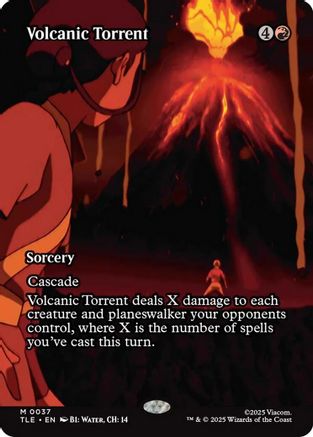 {@@ TLE R} Volcanic Torrent (Borderless) [Avatar: The Last Airbender: Eternal-Legal] [TLE 037]
