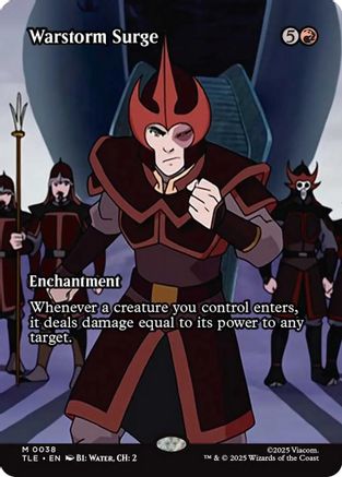 {@@ TLE R} Warstorm Surge (Borderless) [Avatar: The Last Airbender: Eternal-Legal] [TLE 038]